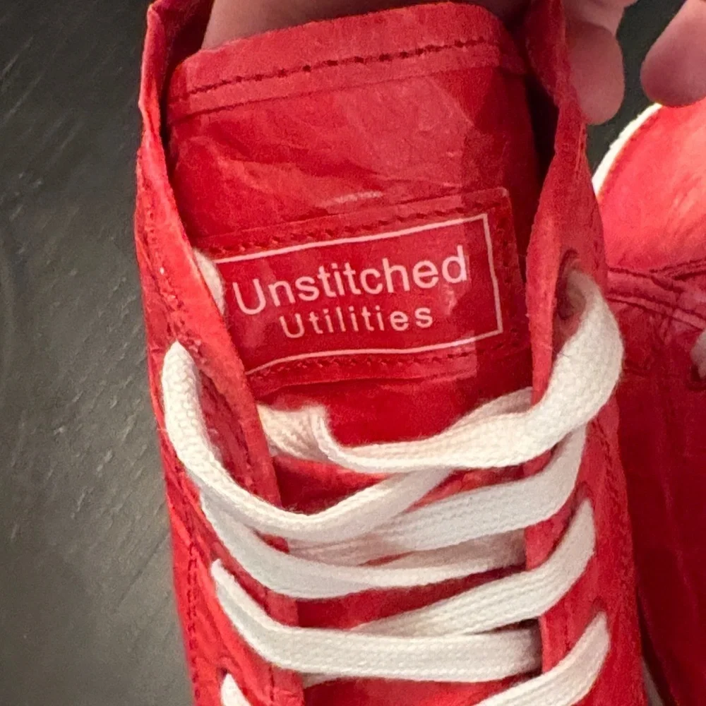 Palladium Red High-Top Sneakers